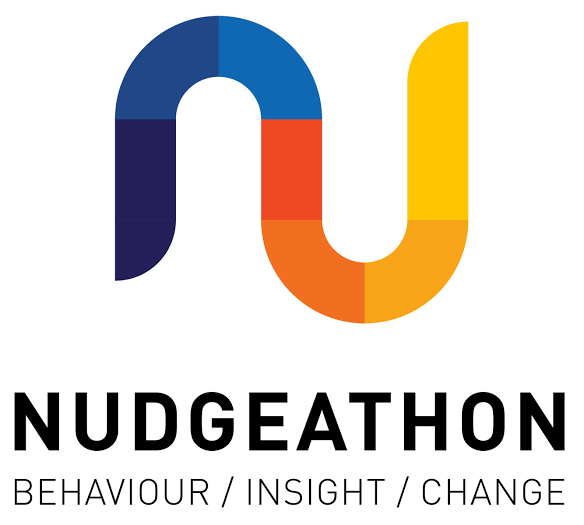 Nudgeathon logo: behaviour, insight, change